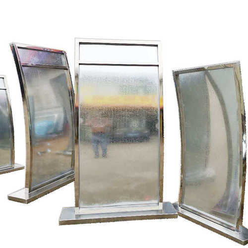 户外不锈钢招牌广告牌室内外信息展示架海报展示牌栏收纳定制