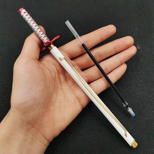 20cm Demon Slayer Katana Pen Tanjirou Sword Ainme Kimetsu No