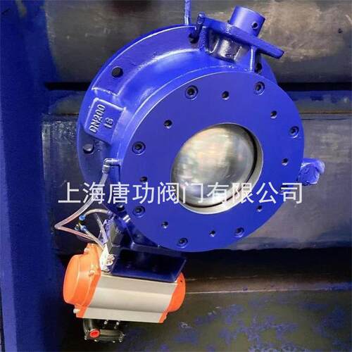 YDF-10C气动圆顶阀 进料阀仓泵出料阀 气动圆盘阀 物料输送陶瓷阀