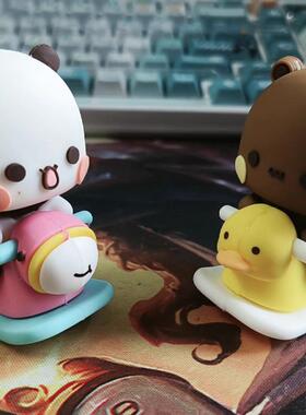 卡通一二布布车载摇摇乐情侣可爱摆件新款