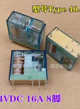 Finder Type40.61s电器8脚 24VDC 16A 40.61.7.024.0001