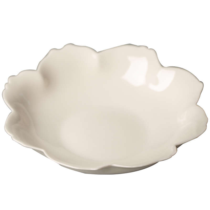 2022新款花瓣盘日式景德镇餐具盘子家用菜盘创意个性ins风轻奢