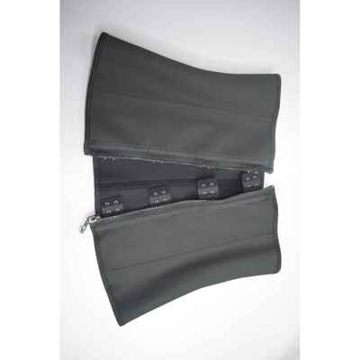 Zipper rubber corset button-reinforced latex shaping