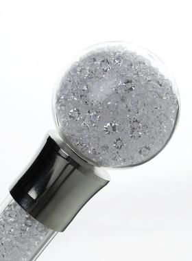 品OH19009欧式圆形层高脚透明蛋糕三盘家用多层客厅茶几水盘晶点