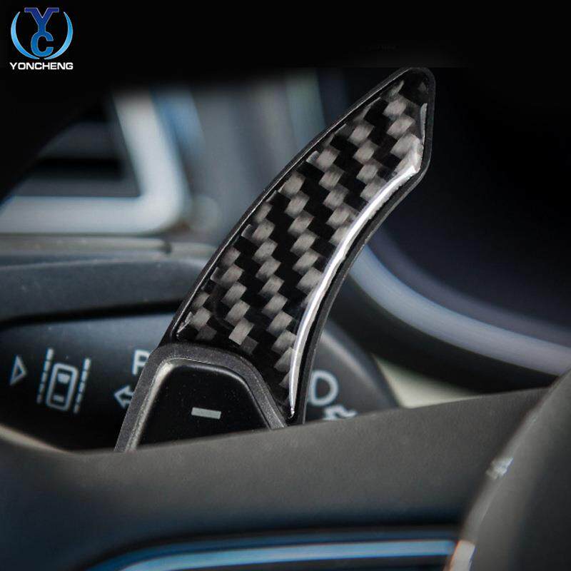 适用于林肯MKZMKCMKXMKT航海家碳纤维内饰改装方向盘换挡拨片