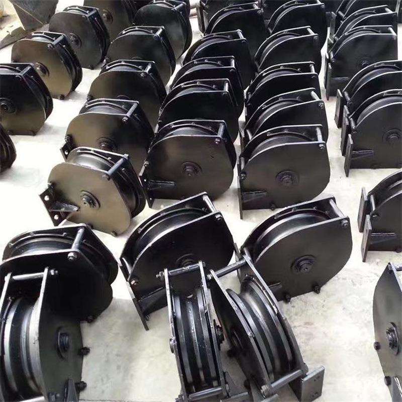5T尾轮回头滑子 P-60B耙斗装岩机导向轮 带钩尾轮