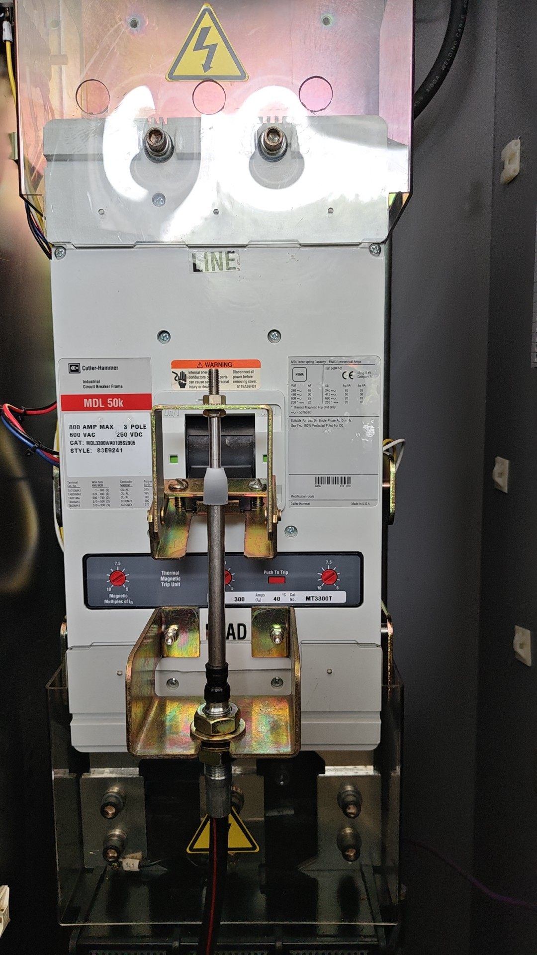 美国原装 Cutler-Hammer MDL 50k断路器，