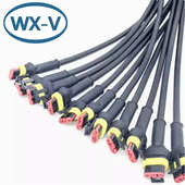 线束 插拔282087汽车 插头. 连接器公母1防水2820873p线束式