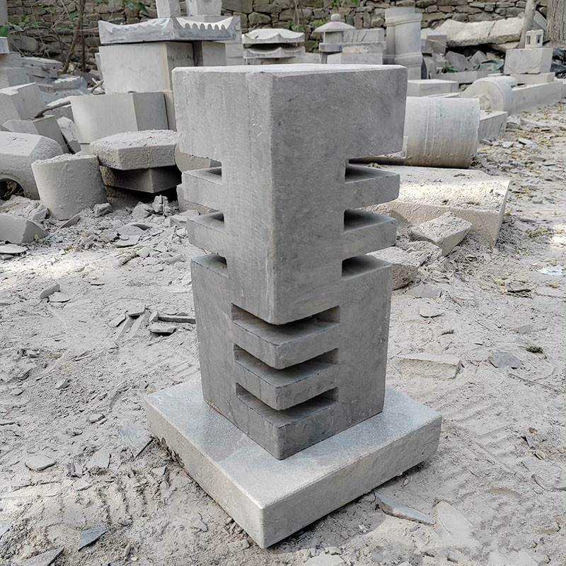 石灯笼日式庭院灯青石仿古照明摆件户外别墅园林酒店草坪落地石灯