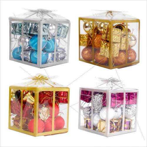 Christmas pendant ball bell gift box accessories圣诞礼盒装饰
