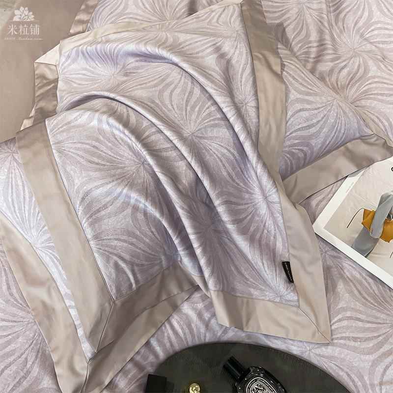 xyt奢风美986式100支床上四件轻套长绒棉全棉床单套被印春夏花4件