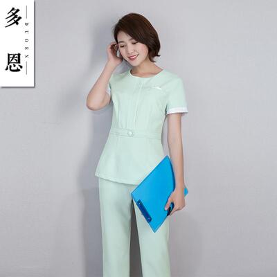 高档采购产品美师工作服，衣女性康俱乐部服健，护士衣服拆分西容