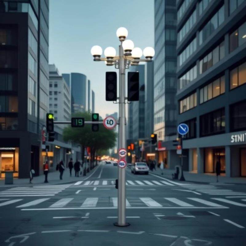 厂家直销综合路灯杆智慧城市小区景区智慧路灯共杆综合杆