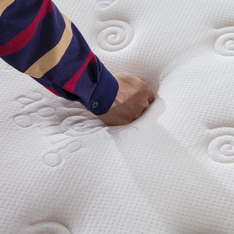 床垫席梦思厂家酒店宿弹舍针织面料海绵61883簧15米1.8米乳护胶.