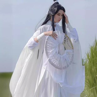 谢怜cos服怜怜全套斗笠假发汉服大袖衫学生太子悦神古装
