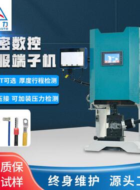 新能源伺服端子机大平方冷压端子可配六边形模具OTP模具压接机