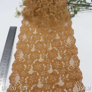19cm服装 唐隆多色满幅小清新花朵经编弹力蕾丝 家纺蕾丝花边辅料