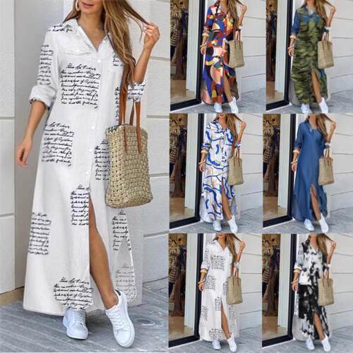Shirt, long skirt, dress 衬衫长裙连衣裙