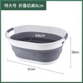 脸盆搓衣特大号家用洗衣服大号盆子aza3可折叠加厚洗衣盆塑料耐用