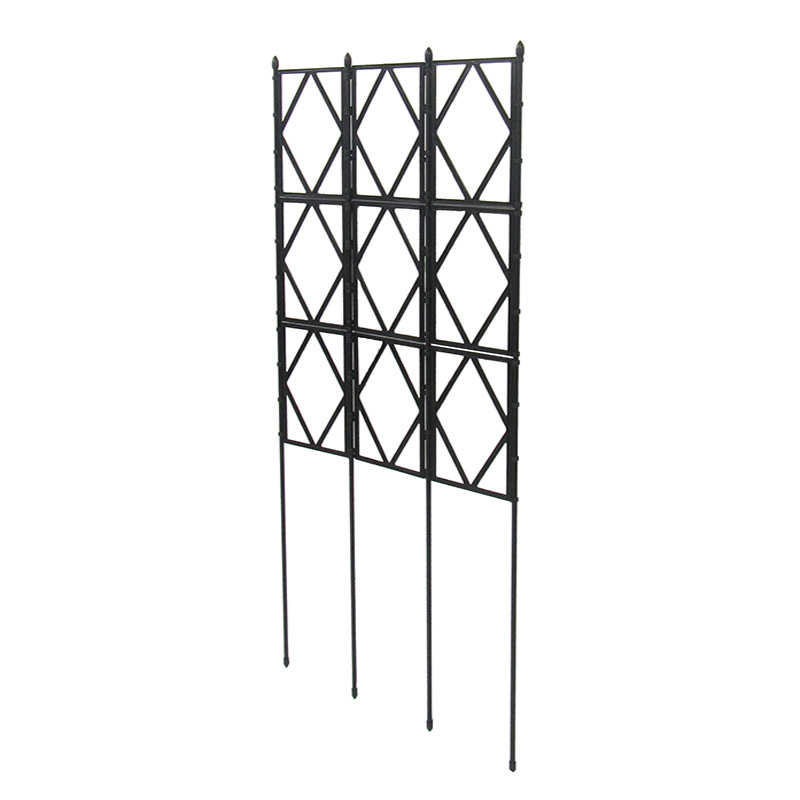 花架园艺支架爬藤植物架月季户外铁艺攀爬架支撑屏风网格铁线莲架