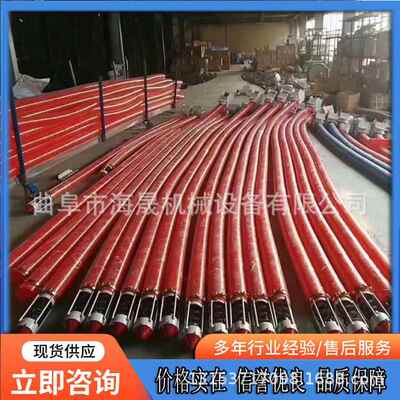 粉料管式输送机 中志SHG6+6米车载抽料软机钜 粮食间驱动吸粮机