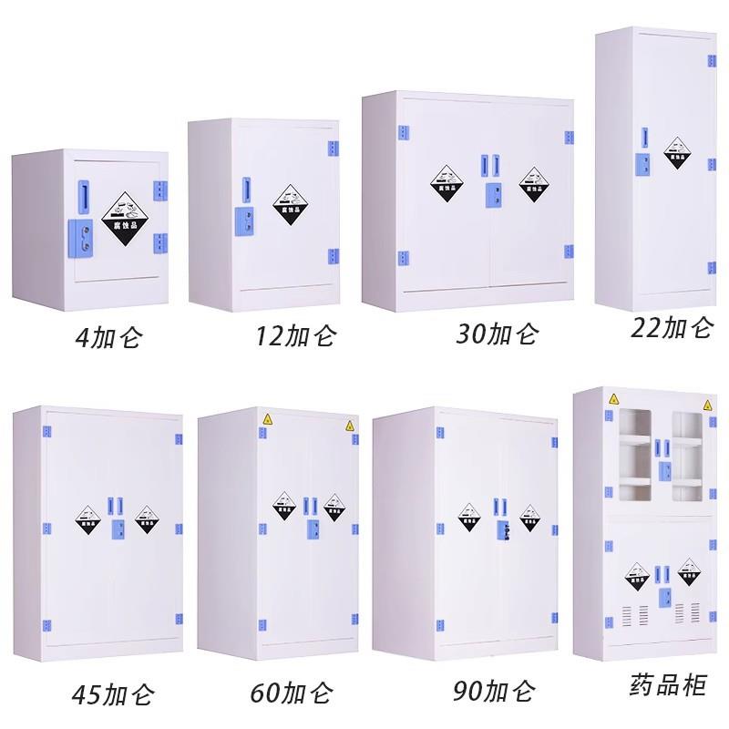 双锁强酸强碱防腐蚀危险化学药品储存柜PP酸碱柜学校实验室试剂柜