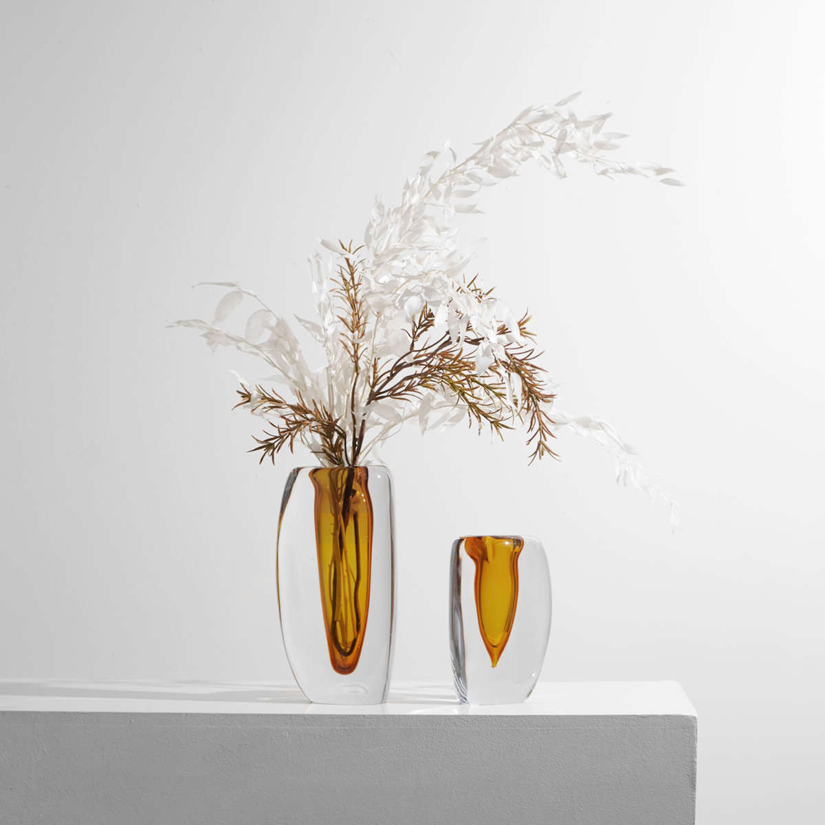 5折清仓/现代轻奢花瓶摆件透明玻璃插花器样板房客厅家居装饰品