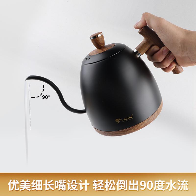 厂家现货家用可订logo不锈钢电热恒温手冲壶温控冲茶壶咖啡壶