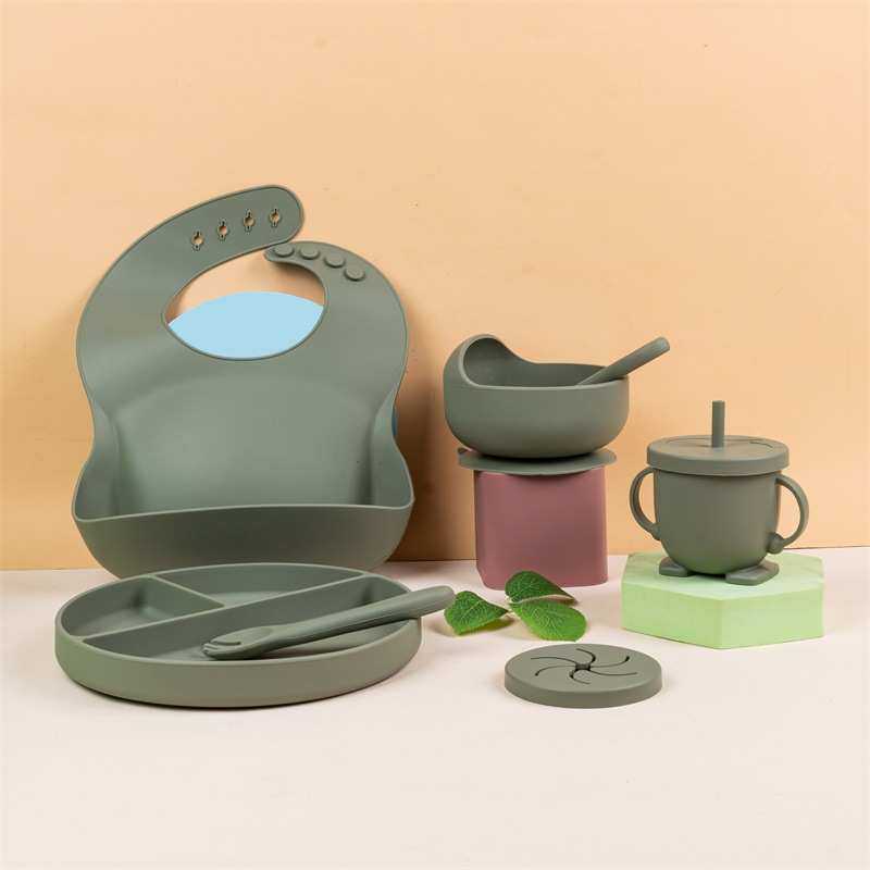 碗硅胶勺子餐摔食围兜餐防餐具盘叉子套装硅胶辅分格垫儿童食品级,婴童用品,儿童餐具,淘宝优惠券,粉丝福利购,淘宝优惠卷