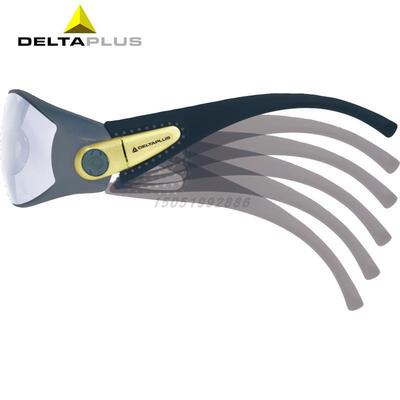 代尔塔101136防护眼镜防雾透明可拆卸软质内衬可调节松紧适合运动