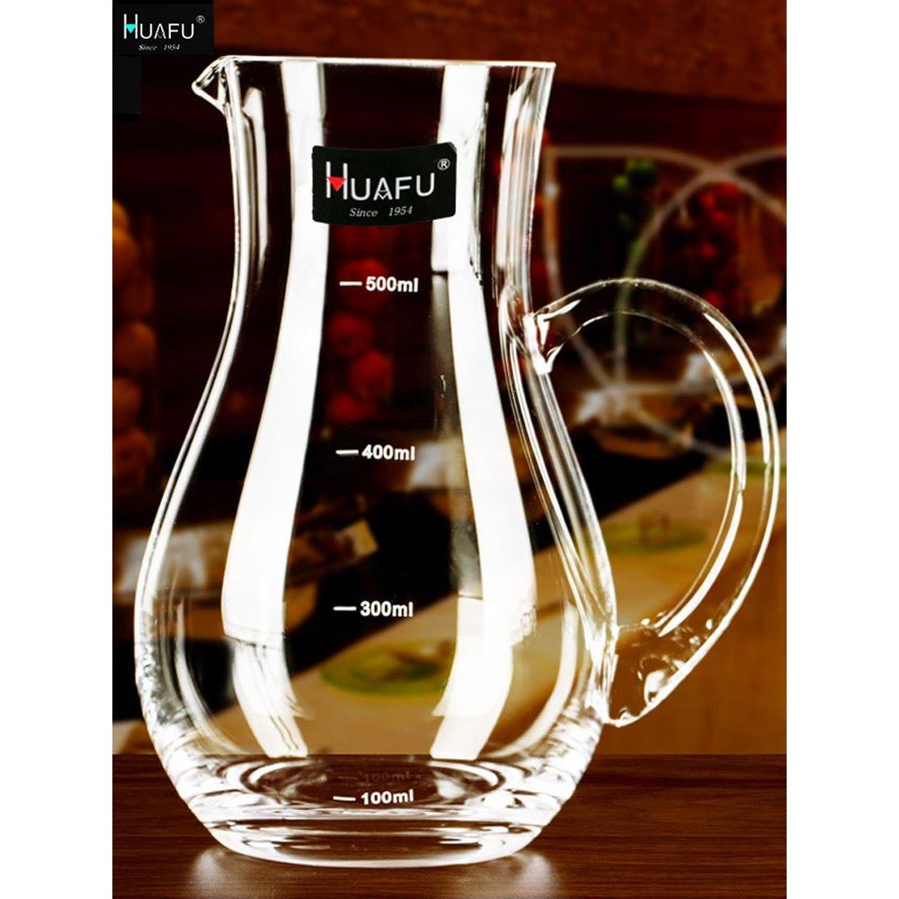 8/带刻度白酒壶分酒器红酒醒酒器家用葡萄酒欧式小号玻璃个性酒具