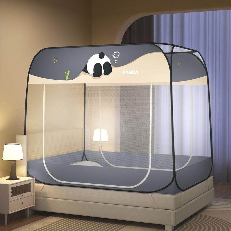 防尘顶蚊帐家用底室懒人全罩式.8米免1卧honghe安装全加密儿童无