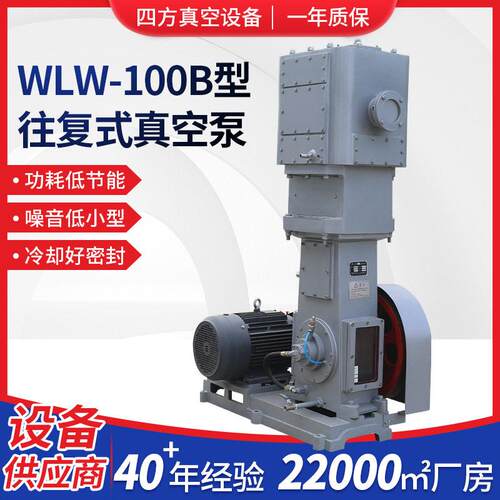 源头工厂WLW-100B立式往复真空泵立式活塞真空泵真空设备工业用