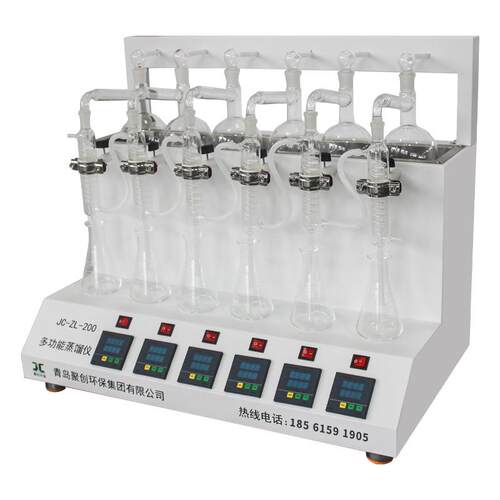 功能多馏功仪JC-ZL-200JC-ZL-20氨氮挥发酚氰化物蒸馏器多能蒸蒸