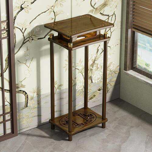 中式花架实木花几置物架室内花台客厅落地式仿古花几花盆架展示架