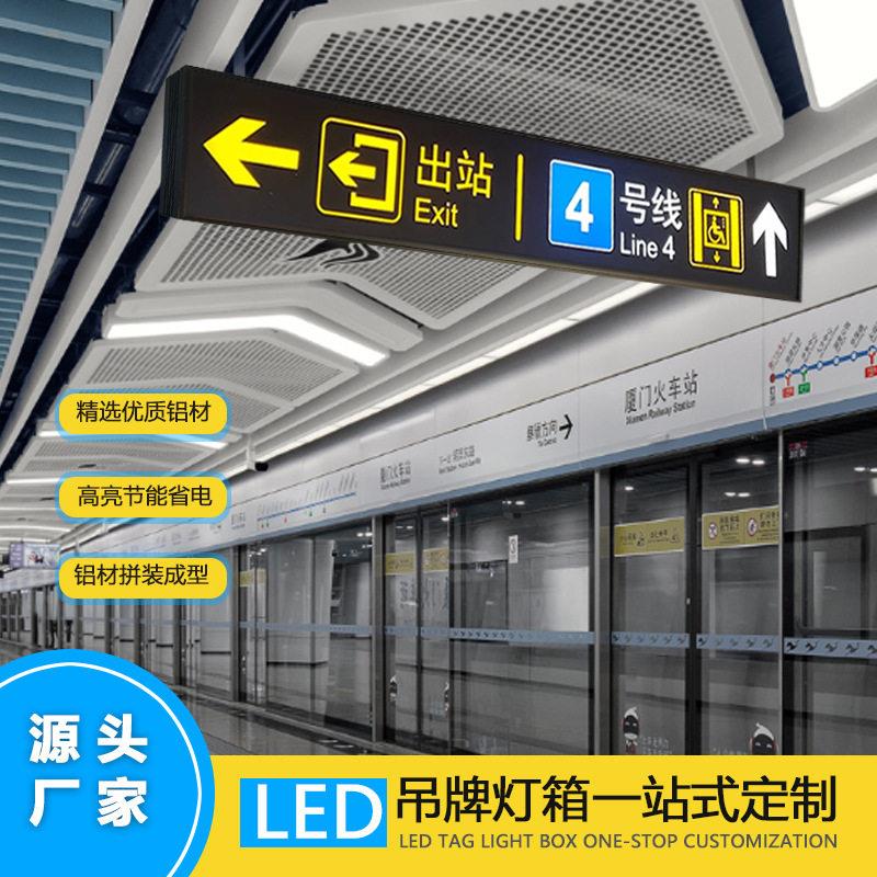 商场吊牌地产小区地下车库导向标识牌医院导视指示牌led地铁灯箱