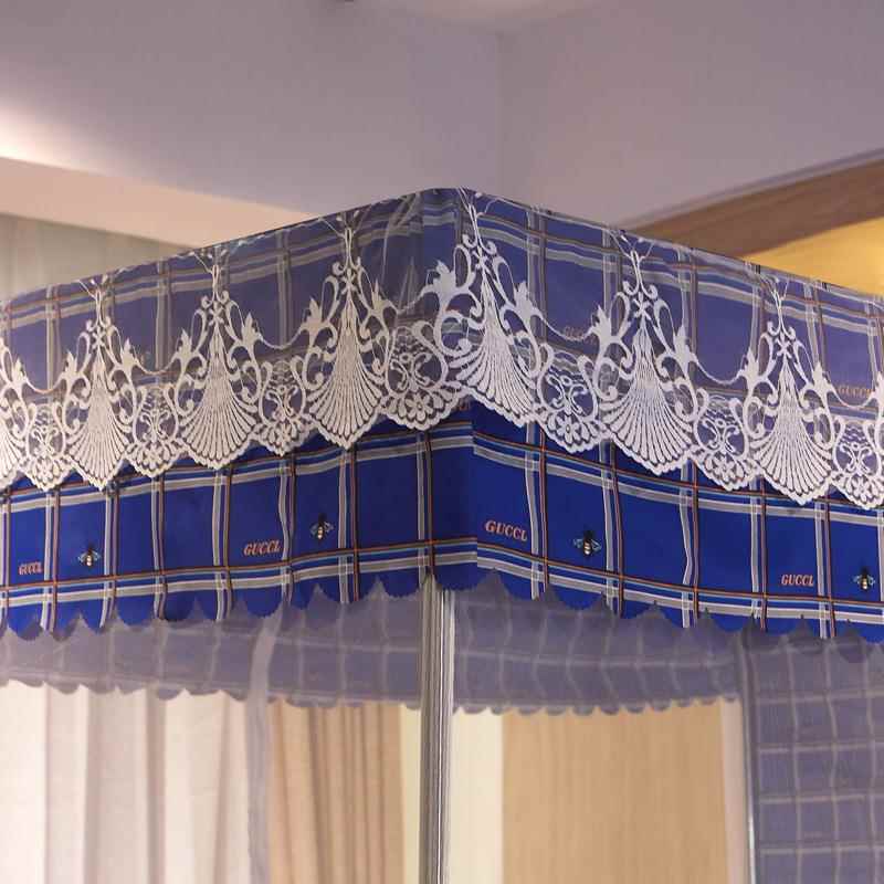 CB#坐床式家床用*蚊帐床帘一体式幔拉链蒙1古包遮光381式.5m床1.8