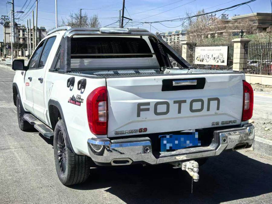 4月10日郑州市福田大将军G9皮卡自动四驱柴油带天窗后斗包不锈钢装甲2.0T网络拍卖公告