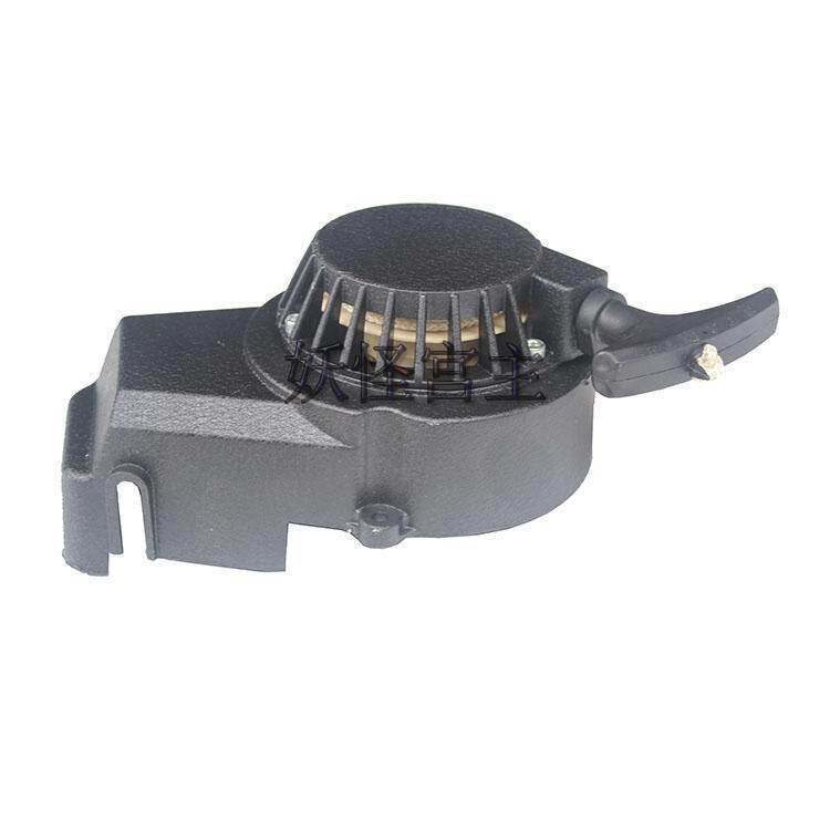 小越野车手拉器铝易拉手拉点火器迷你摩托车配件49cc小跑塑料手拉