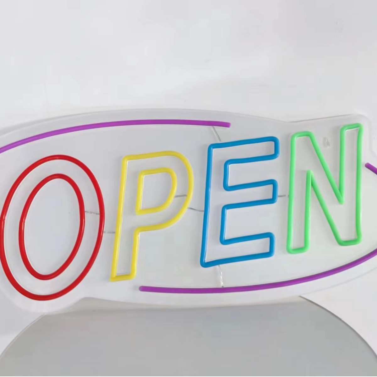 open创意led氛围灯霓虹灯可定制 零售批发柔性灯店面广告背景装饰