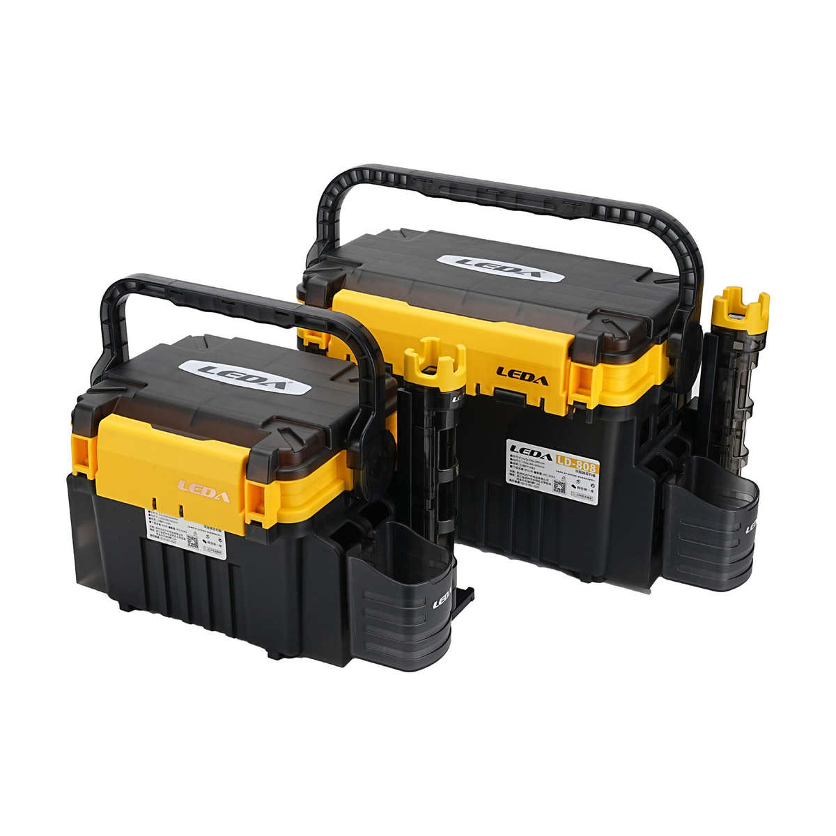 LEDA乐达户外路亚钓箱多功能便捷式双层路亚箱全套大容量钓箱批发