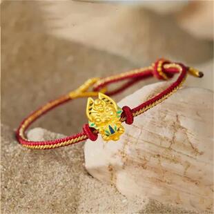 古埃及主题联名转运珠阿努比斯巴斯特手链个性精致纪念礼物送好友