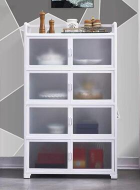 餐边柜XTY房碗柜家用收柜纳置物物柜简易储茶水柜厨阳台客厅铝合