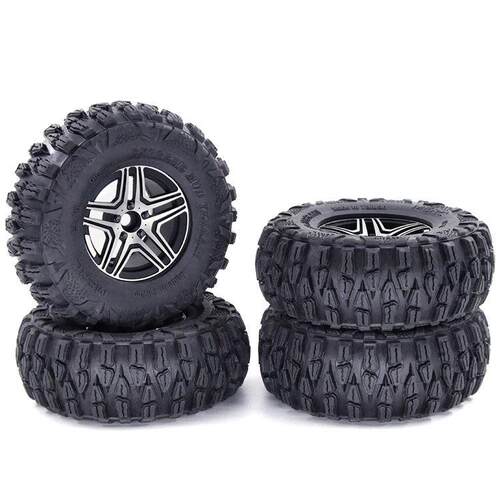1/10 2.2寸胎皮攀爬车轮胎AXIAL KM2 scx10 TRX4 120mm龙爪胎