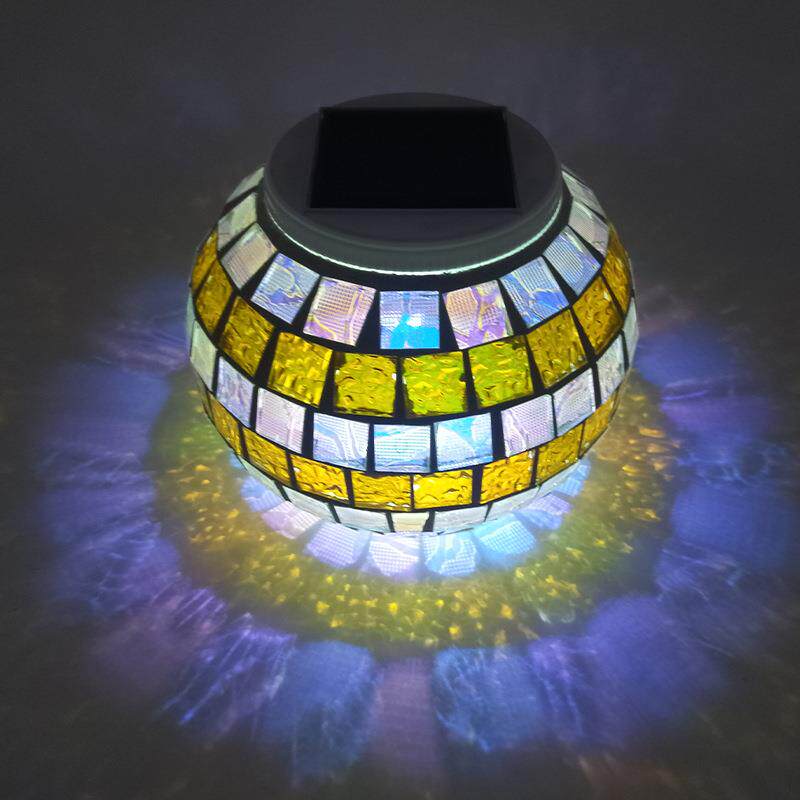 太阳能灯家用led灯太阳能户外庭院灯创意礼品装饰壁灯玻璃罐灯