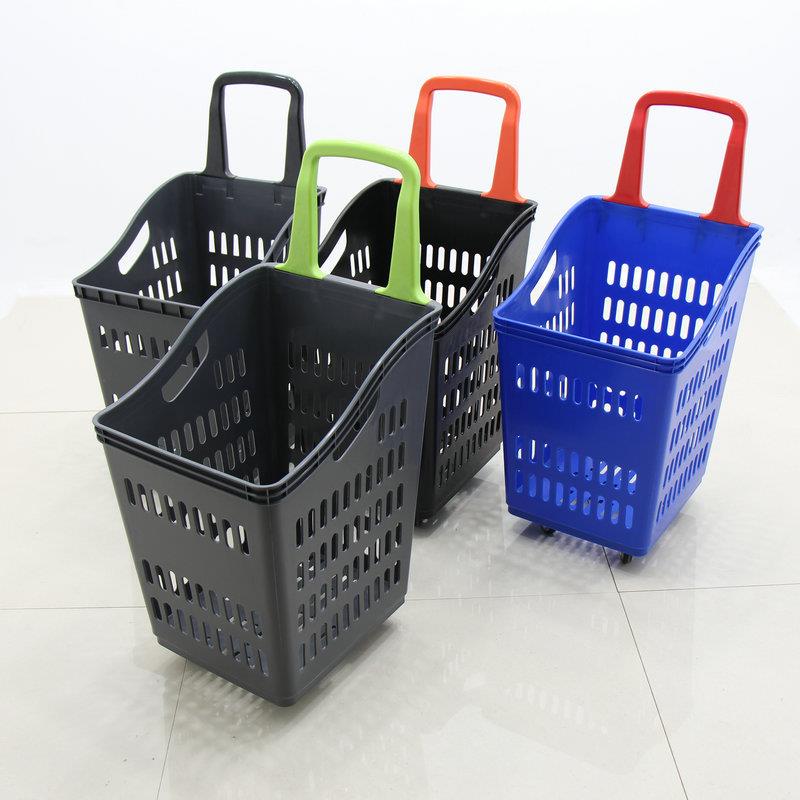 现篮货加场厚靠背式超市购物篮塑料农产佐致(收品买菜水大果篮卖