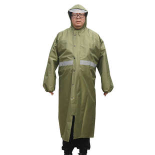 加肥加大加长雨衣胖人可以穿300斤帆布牛津布徒步旅行电动摩托车