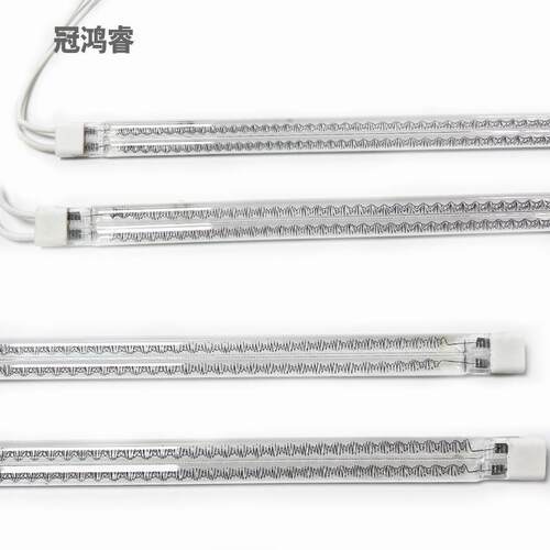 双管红外线加热灯560MM半涂白水性喷墨加热管4KW角丝红4000W IR灯