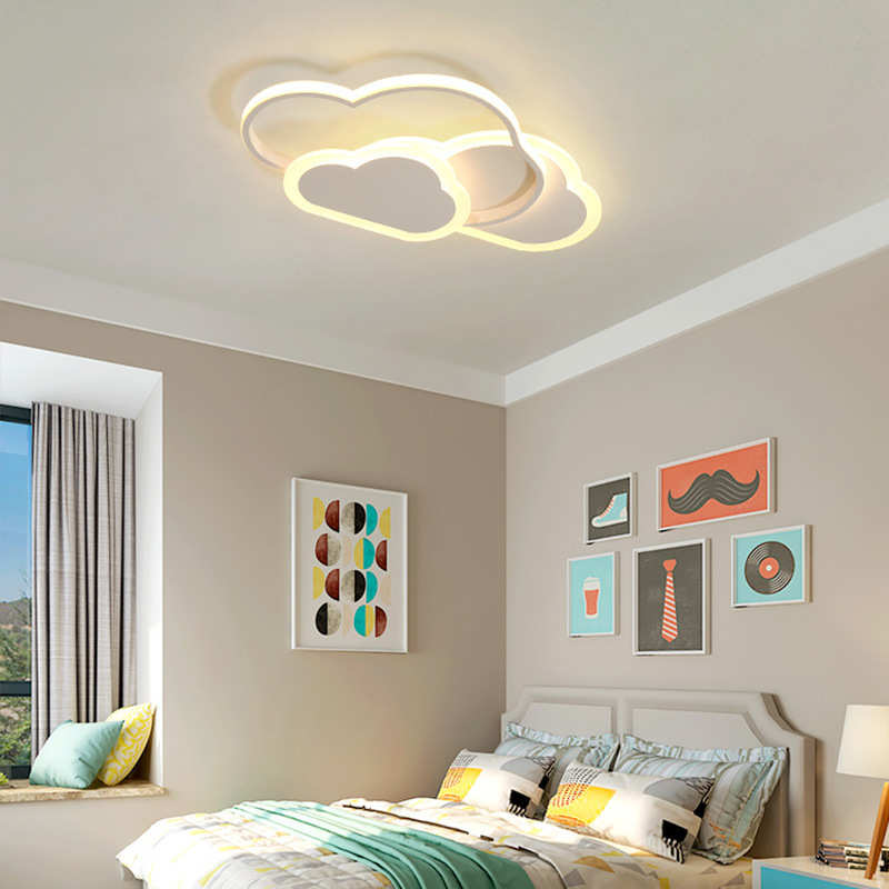 LED吸顶灯卧室灯简约现代儿童灯女孩房间灯具2021年新款北欧灯饰