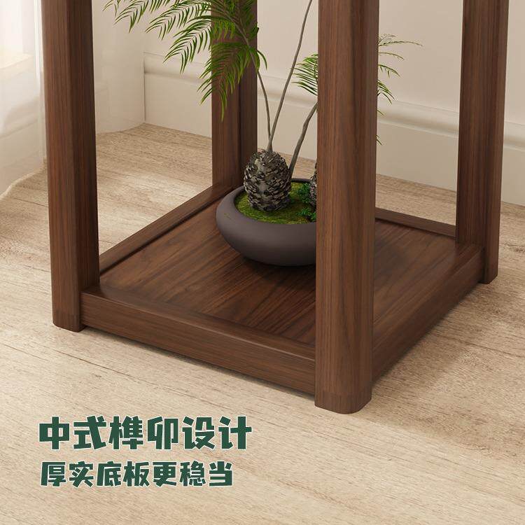 式花架客厅多中肉花盆架子实木落萝地花台式多层花12几绿植物摆放